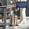image:imagePlasticplace 8 Gallon Trash Bags 12 Mil Black Garbage Can Liners 24 x 23 500 CaseClear