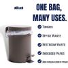 image:imagePlasticplace 8 Gallon Trash Bags 12 Mil Black Garbage Can Liners 24 x 23 500 CaseClear
