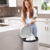 image:imagePlasticplace Custom Fit Trash Bags Compatible with simplehuman Code K 50 Count White Drawstring Garbage Liners 10 Gallon  38 Liters 24 x 28White