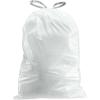 image:imagePlasticplace White Drawstring Lavender and Soft Vanilla Scented Garbage Can Liners Compatible with Code H 200 Count 89 Gallon  3035 Liter 185 x 28White