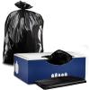 image:imagePlasticplace 8 Gallon Trash Bags 12 Mil Black Garbage Can Liners 24 x 23 500 CaseBlack