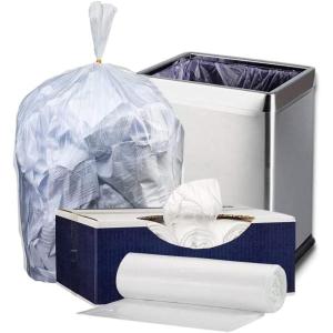 image:imagePlasticplace 710 Gallon Trash Bags  6 Microns  Clear Garbage Can High Density Liners  24 x 24 1000 Count