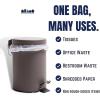 image:imagePlasticplace 4 Gallon Trash Bags 6 Microns Clear Garbage Can High Density Liners 17 x 18 2000 CountClear
