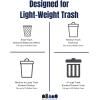 image:imagePlasticplace 4 Gallon Trash Bags 6 Microns Clear Garbage Can High Density Liners 17 x 18 2000 CountClear