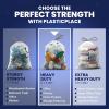 image:imagePlasticplace 46 Gallon White Drawstring Bags 100 Prime Material 17x20 07 Mil 200Case