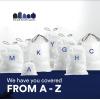 image:imagePlasticplace Trash Bags Compatible with simplehuman Code B 200 Count White Drawstring Garbage Liners 16 Gallon  6 Liter 125 x 155