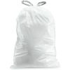 image:imagePlasticplace Trash Bags Compatible with simplehuman Code Q Packs White Drawstring Garbage Liners1317 Gallon 25 x 325 20 Count5 PackLavender and Soft Vanilla