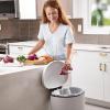 image:imagePlasticplace Trash Bags Compatible with simplehuman Code Q Packs White Drawstring Garbage Liners1317 Gallon 25 x 325 20 Count5 PackUnscented