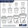 image:imagePlasticplace 1216 Gallon Recycling Trash Bags200 Count Pack of 11 Count Pack of 200