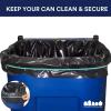 image:imagePlasticplace 14 Rubber Bands for 610 Gallon Trash Cans Green 5 Count  Heavy Duty Bands for Trash Bags Garbage Can Small amp Kitchen Trash Cans Office and Bathroom Trash Cans Elastic Bands Clip30