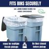 image:imagePlasticplace 14 Rubber Bands for 610 Gallon Trash Cans Green 5 Count  Heavy Duty Bands for Trash Bags Garbage Can Small amp Kitchen Trash Cans Office and Bathroom Trash Cans Elastic Bands Clip30
