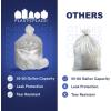 image:imagePlasticplace 5560 Gallon Trash Bags Heavy Duty Black Garbage Bags 100 Count for Lawn Yard and Outdoor Waste Disposal Ideal for Industrial Trash Cans Contractors and Home Improvement ProjectsClear