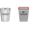 image:imagePlasticplace 56 Gallon Trash Bags  Clear High Density Garbage Bags  Heavy Duty ScentFree Large Trash Can Liners for Kitchen Commercial amp Garden Use 16 Microns LeakProof 43 x 48 150 Count