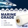 image:imagePlasticplace Boat Shrink Wrap  14 x 25 White Plastic Film 7 Mil LLDPE  UV  Marine Shrink Wrap for Boats Jet Skis  Heat Gun Wrap for Storage amp Moving  Plastic Wrap for Packing  1 Roll with Core14 x 25