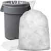 image:imagePlasticplace 56 Gallon Trash Bags  Clear High Density Garbage Bags  Heavy Duty ScentFree Large Trash Can Liners for Kitchen Commercial amp Garden Use 16 Microns LeakProof 43 x 48 150 Count