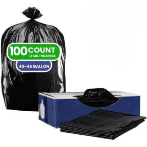 image:imagePlasticplace 1216 Gallon Recycling Trash Bags200 Count Pack of 11 Count Pack of 100