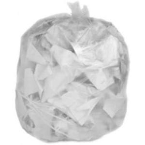 image:imagePlasticplace 2030 Gallon Trash Bags  16 Microns  Clear High Density Garbage Can Liners  30 x 37 500 Count