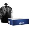 image:imagePlasticplace 1216 Gallon Trash Bags 10 Mil Black Tall Garbage Can Liners 24 x 31 250 CaseBlack