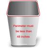 image:imagePlasticplace 1216 Gallon Trash Bags 10 Mil Black Tall Garbage Can Liners 24 x 31 250 CaseBlack