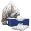image:imagePlasticplace 2030 Gallon Trash Bags Heavy Duty 20 Mil Clear Garbage Bags 30 x 36 Gusset Sealed Can Liners TearResistant Industrial Strength for Broken Glass amp Sharp Debris 100 CountClear
