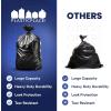 image:imagePlasticplace 55 Gallon Contractor Bags Black 38 x 58 4 Mil 32Case
