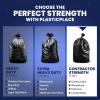 image:imagePlasticplace 55 Gallon Contractor Bags Black 38 x 58 4 Mil 32Case