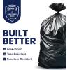 image:imagePlasticplace 55 Gallon Contractor Bags Black 38 x 58 4 Mil 32Case