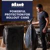 image:imagePlasticplace 6465 Gallon Black Trash Bags Heavy Duty Toter Can Liners Tear amp LeakProof Industrial Strength 25 Count Large Garbage Bags for Kitchen amp Commercial Use 12 Mil 50 x 6025 Count