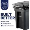 image:imagePlasticplace 6465 Gallon Black Trash Bags Heavy Duty Toter Can Liners Tear amp LeakProof Industrial Strength 25 Count Large Garbage Bags for Kitchen amp Commercial Use 12 Mil 50 x 6025 Count