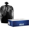 image:imagePlasticplace 6465 Gallon Black Trash Bags Heavy Duty Toter Can Liners Tear amp LeakProof Industrial Strength 25 Count Large Garbage Bags for Kitchen amp Commercial Use 12 Mil 50 x 601 Count Pack of 50