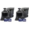 image:imagePlasticplace 6465 Gallon Black Trash Bags Heavy Duty Toter Can Liners Tear amp LeakProof Industrial Strength 25 Count Large Garbage Bags for Kitchen amp Commercial Use 12 Mil 50 x 601 Count Pack of 50