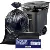 image:imagePlasticplace 9596 gallon Garbage Can Liners  3 Mil  Black Heavy Duty Trash Bags  61 x 68 25 Count Pack of 1Can Liners