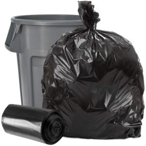 image:imagePlasticplace 4045 Gallon Trash Bags  12 Mil  Green Garbage Can Liners  40 x 46 100 CountClear