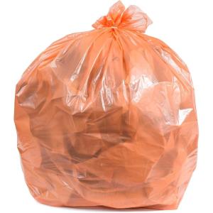 image:imagePlasticplace 4045 Gallon Trash Bags  15 Mil  Orange Heavy Duty Garbage Can Liners  40 x 46 100 Count4045 Gallon  15 Mil