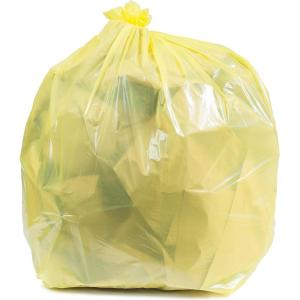 image:imagePlasticplace 4045 Gallon Trash Bags  15 Mil  Yellow Garbage Can Liners  40 x 46 100 Count W42Y15