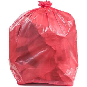 image:imagePlasticplace 5560 Gallon Trash Bags  12 Mil  Red Heavy Duty Garbage Can Liners  38 x 58 50 Count 250 Pack of 1