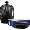 image:imagePlasticplace 32 Gallon Trash Bags Garbage Can Liners for Toter Heavy Duty Contractor Black Garbage Bags LeakProof TearResistant Can Liners 44 x 54 50 Count Trashbags Yard Waste 15 Mil
