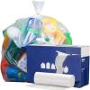 image:imagePlasticplace 4045 Gallon Trash Bags  15 Mil  Clear Heavy Duty Garbage Can Liners  40 x 46 100 Count