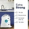 image:imagePlasticplace Custom Fit Trash Bags Compatible with simplehuman Code J Packs White Drawstring Garbage Liners 10105 Gallon 21 x 28 20 Count5 Pack1 Count Pack of 200